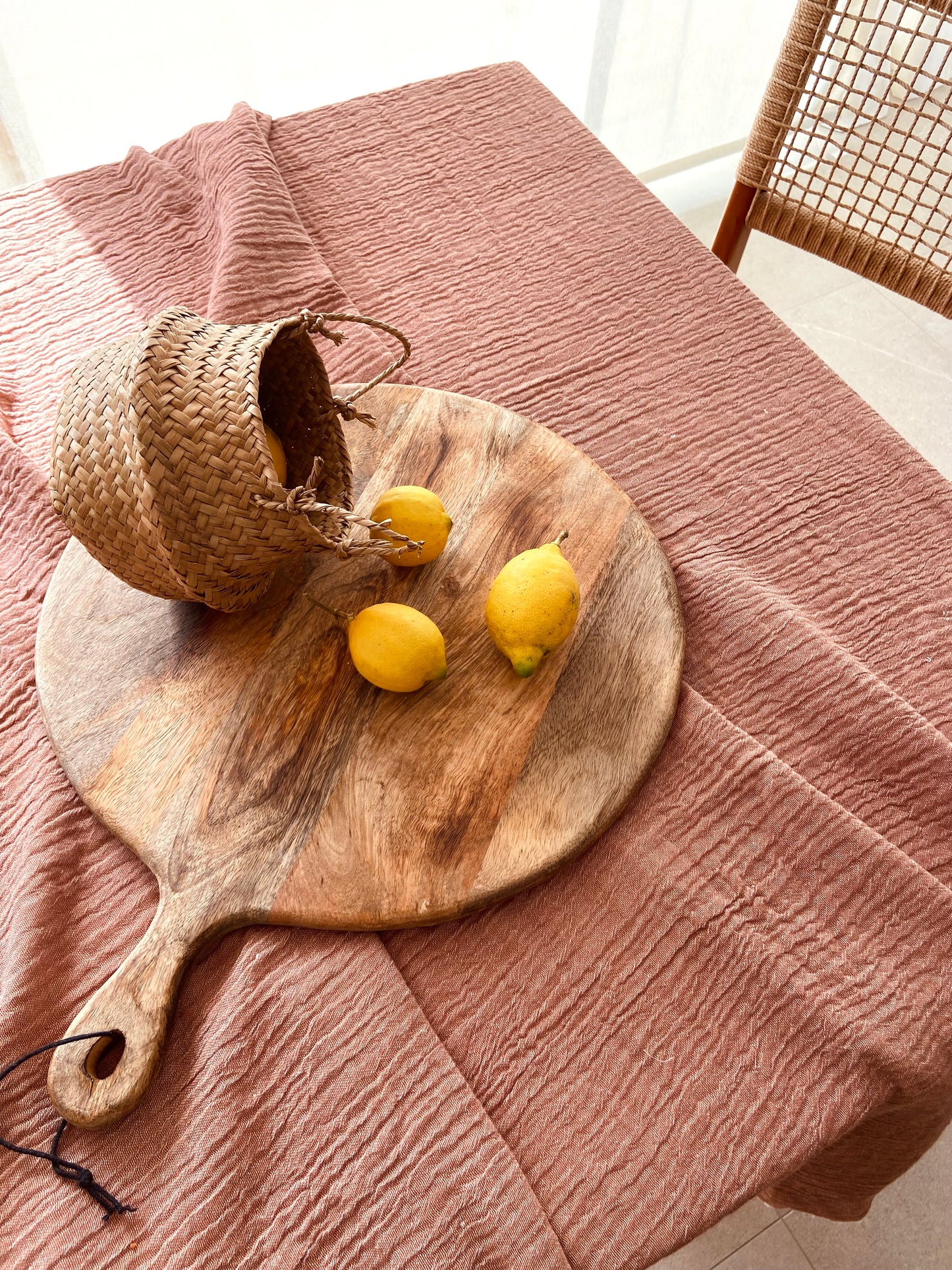 TABLECLOTH 160x200CM EARTH COLOR