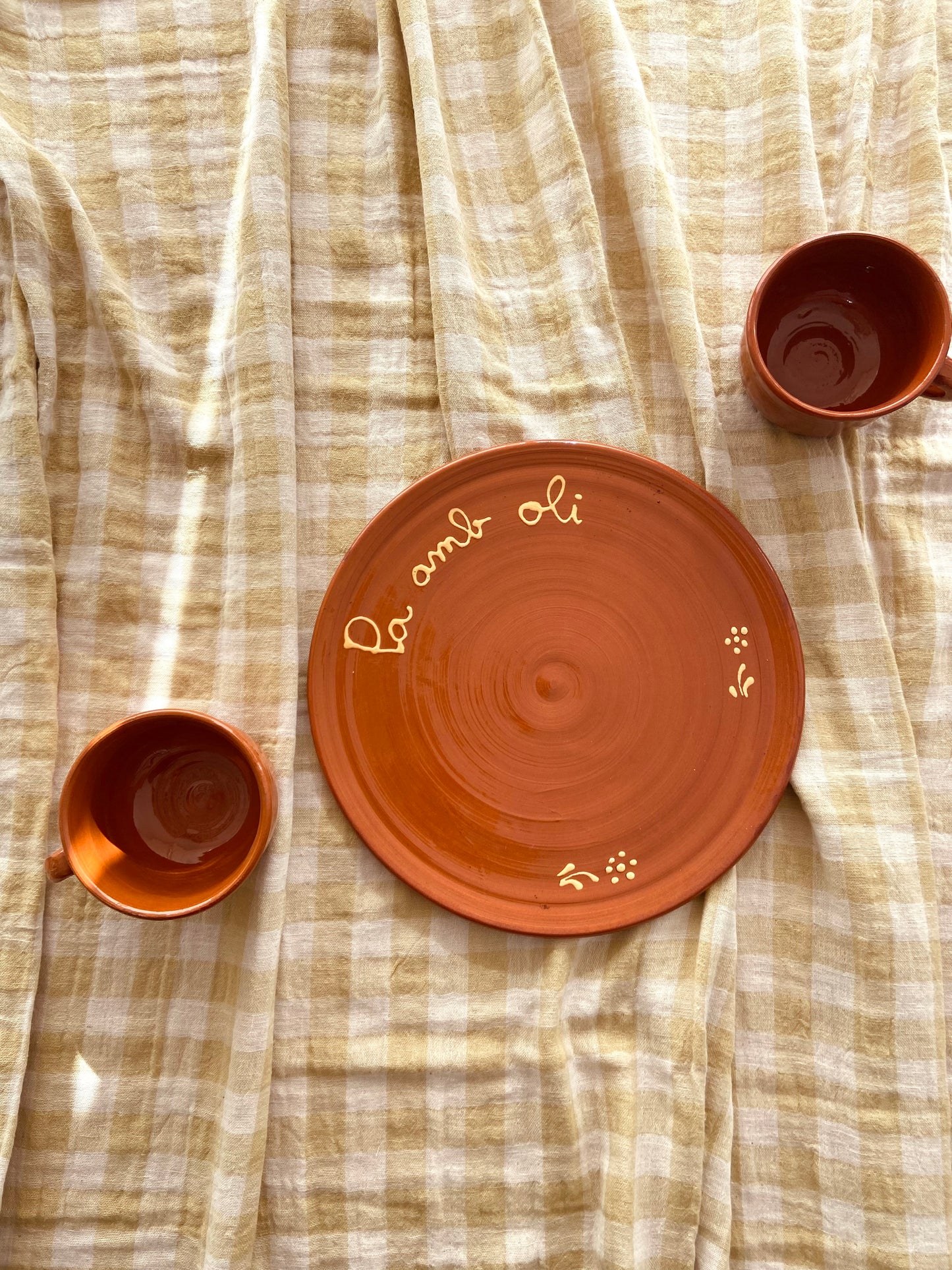 CHECKED TABLECLOTH 160x200CM
