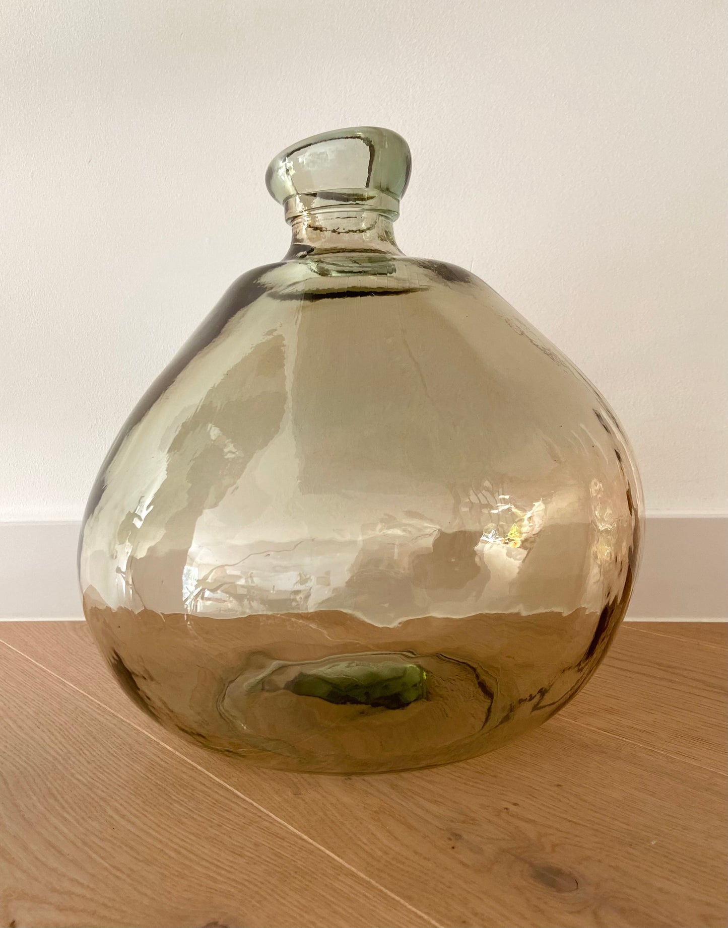 WATER GREEN GLASS VASE