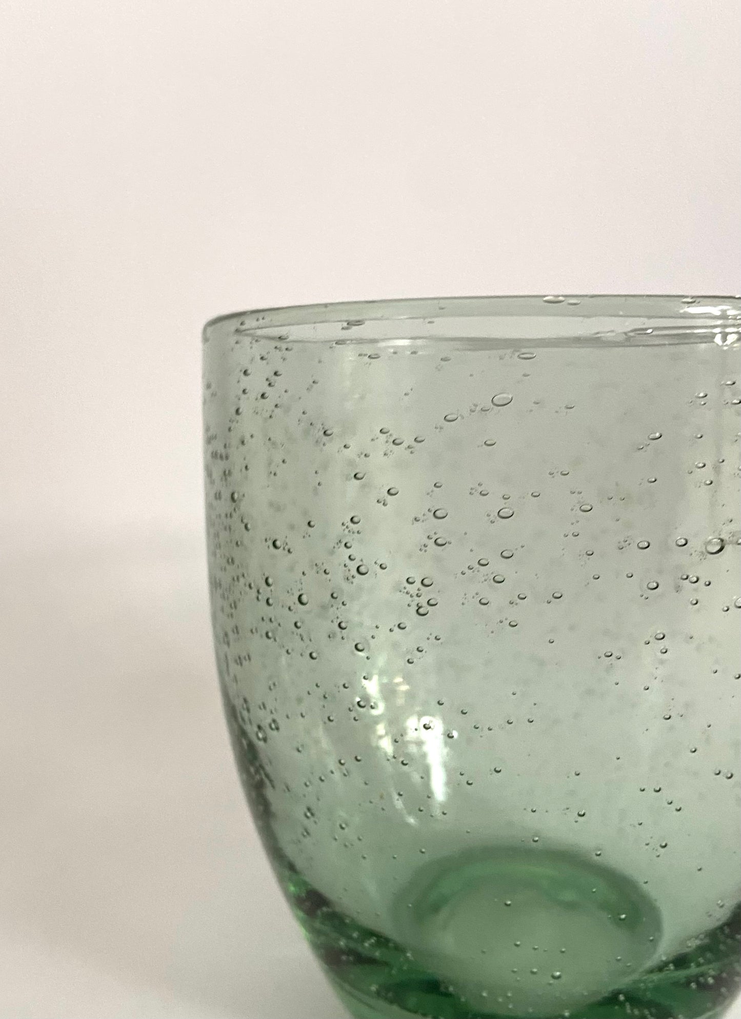 VASO BURBUJA VERDE AGUA