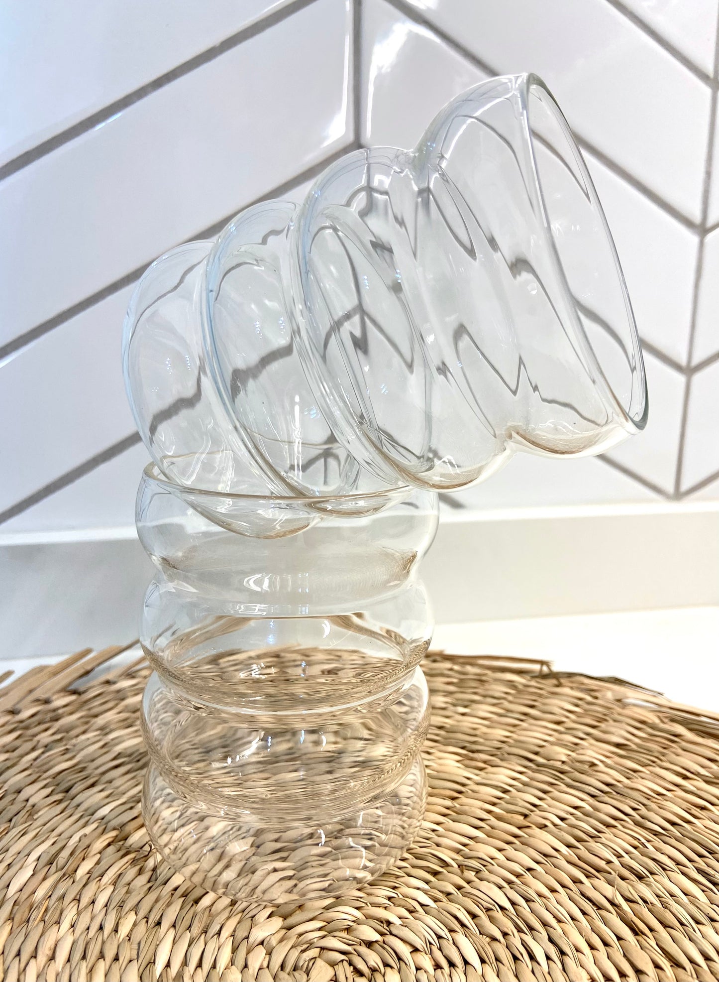 VASO CRISTAL ONDAS